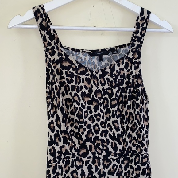 Vero Moda Leopard Print Sand Dress Size XS - Picture 5 of 12